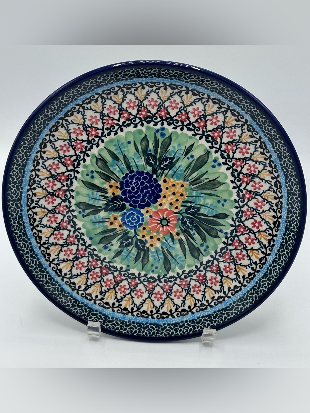 Polish Pottery Unikat Dinner Plate